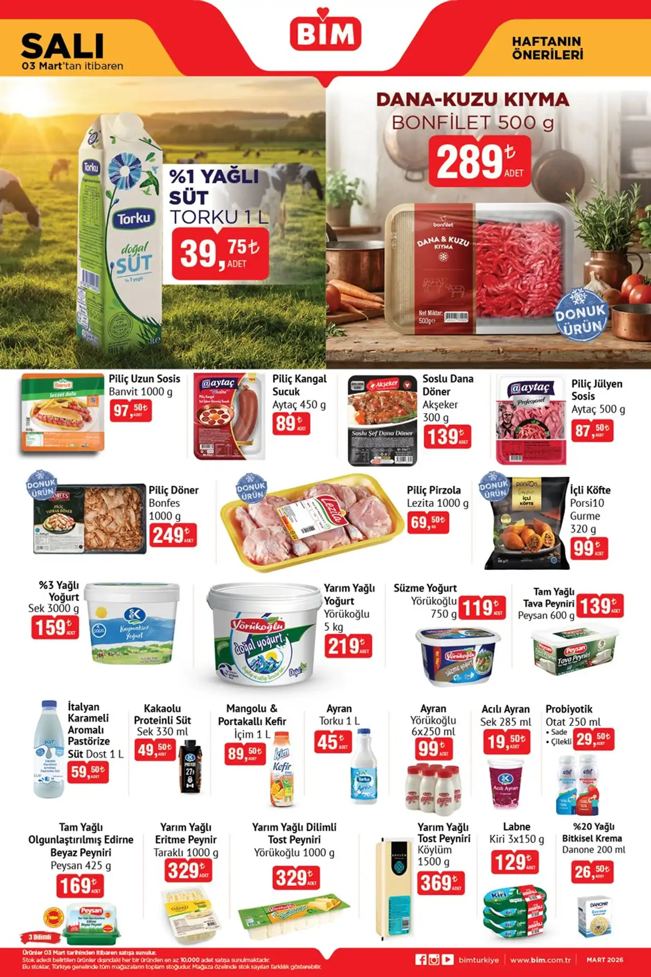 BİM BİM 3 MART 2026 Aktüel Ürünler Kataloğu kataloğu
