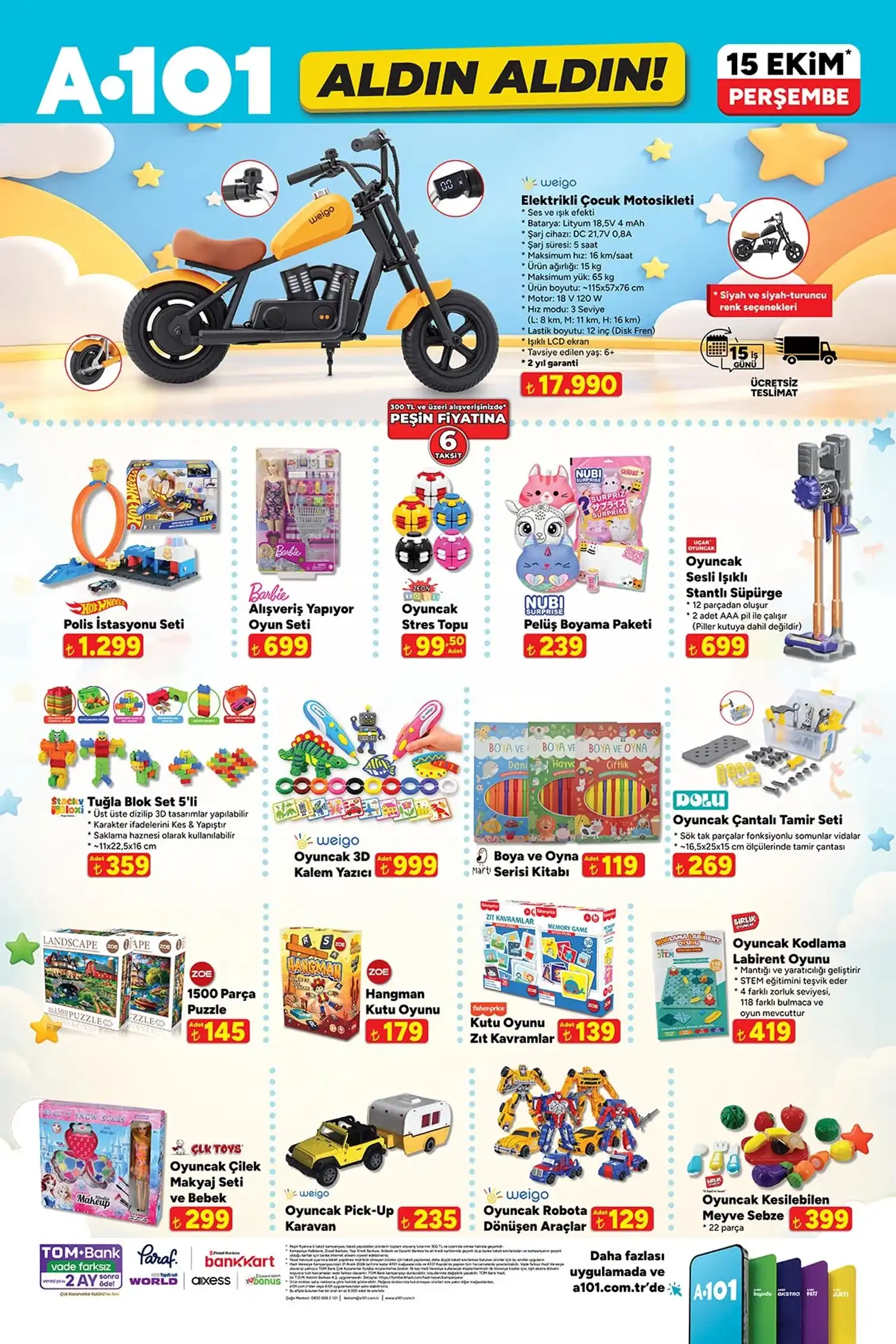 A101 15 Ekim 2026 Aktüel Ürünler Kataloğu — sayfa 9