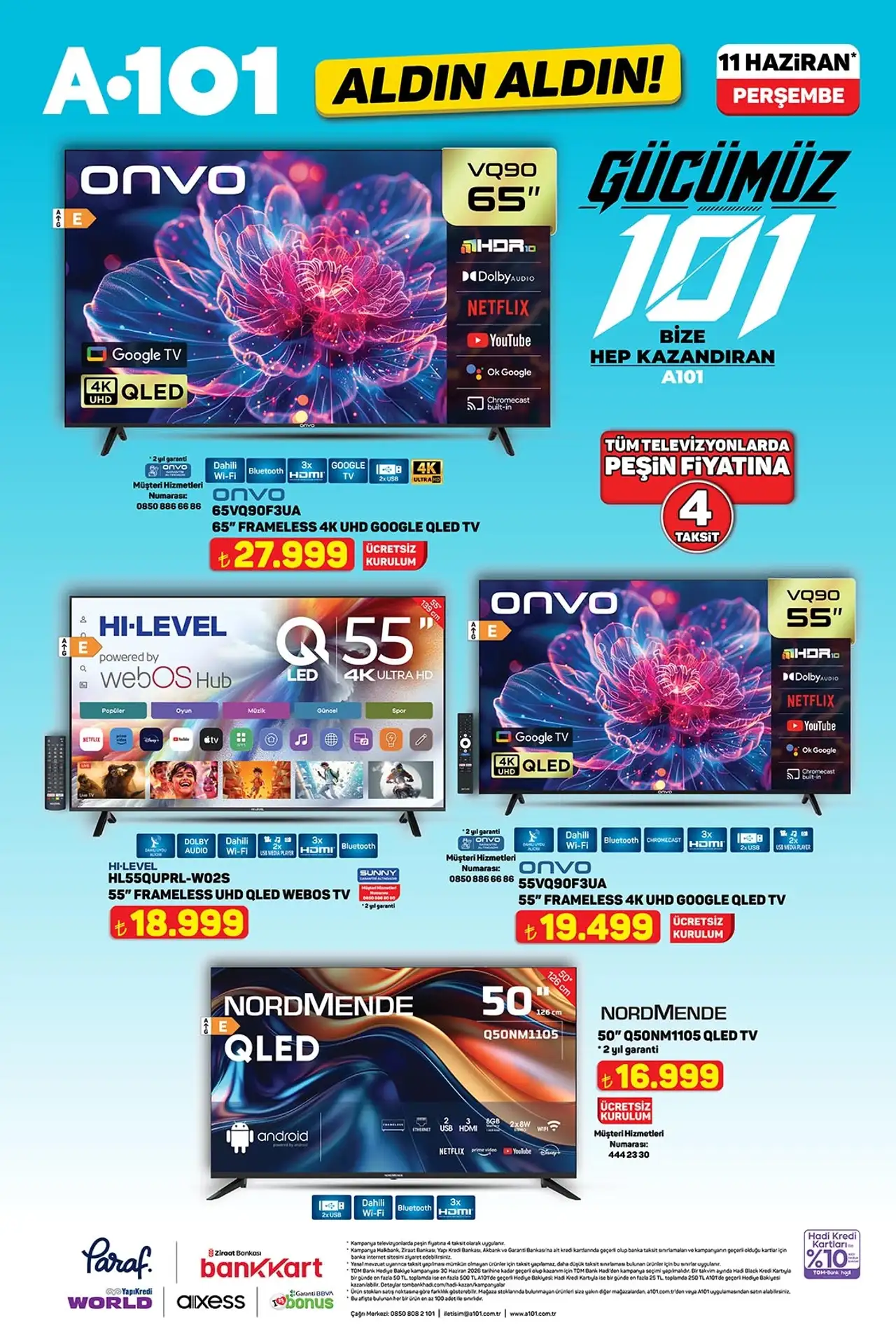 A101 A101 11 HAZİRAN 2026 Aktüel Ürünler Kataloğu kataloğu