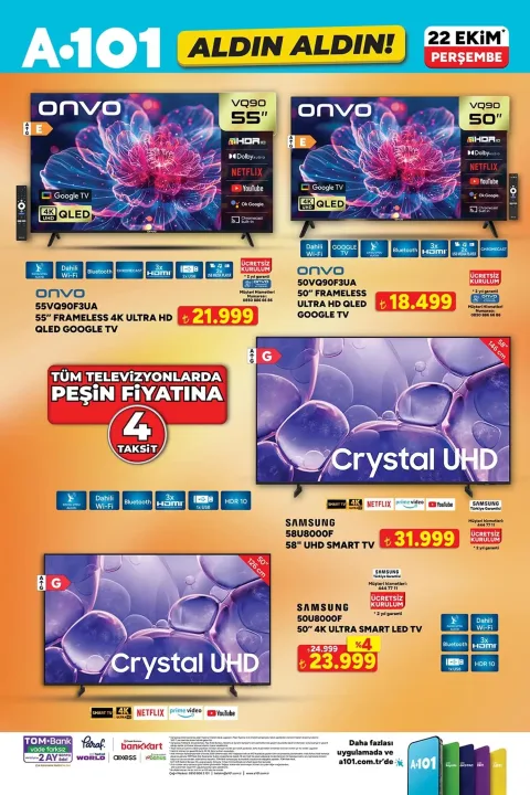 A101 22 Ekim 2026 Aktüel Ürünler Kataloğu — sayfa 1