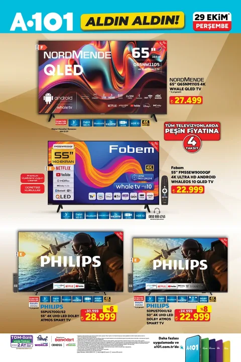 A101 29 Ekim 2026 Aktüel Ürünler Kataloğu