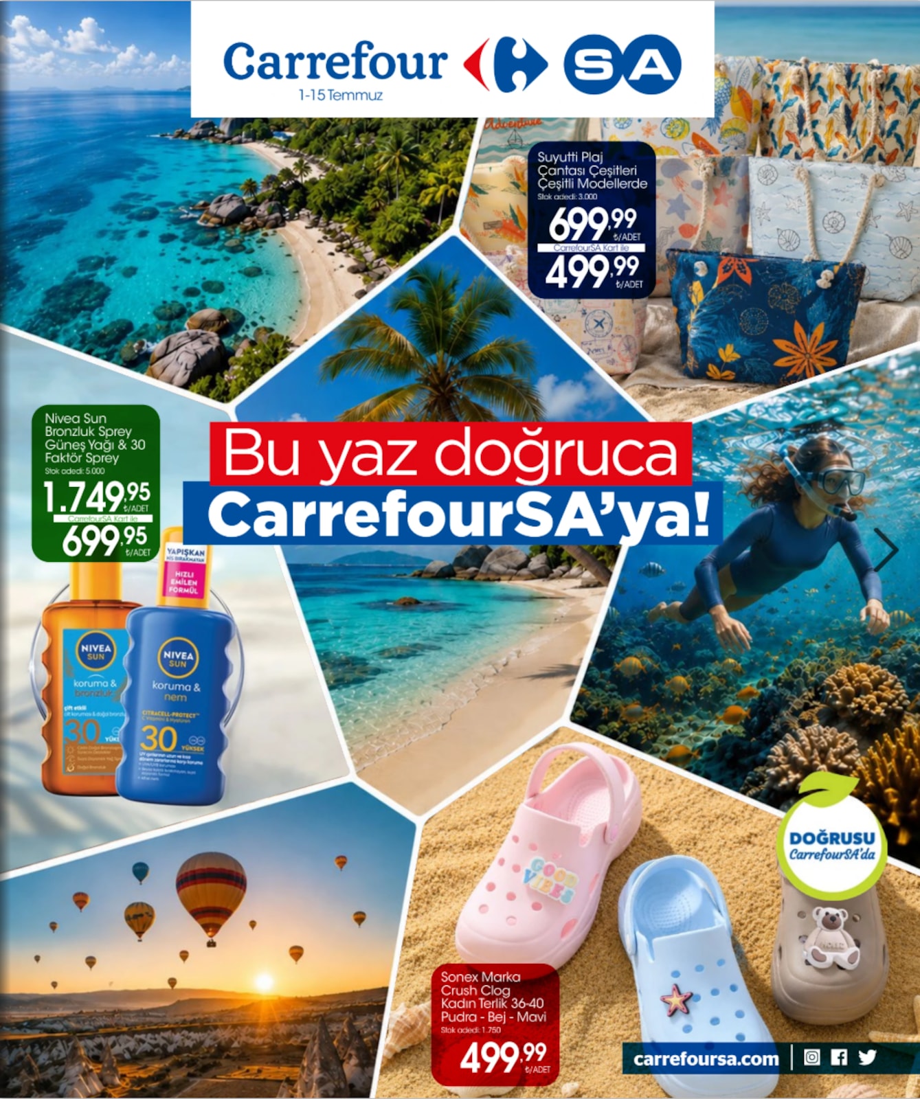 CarrefourSA CarrefourSA 1 Temmuz 2026 Aktüel Kataloğu - İndirim Broşürü kataloğu