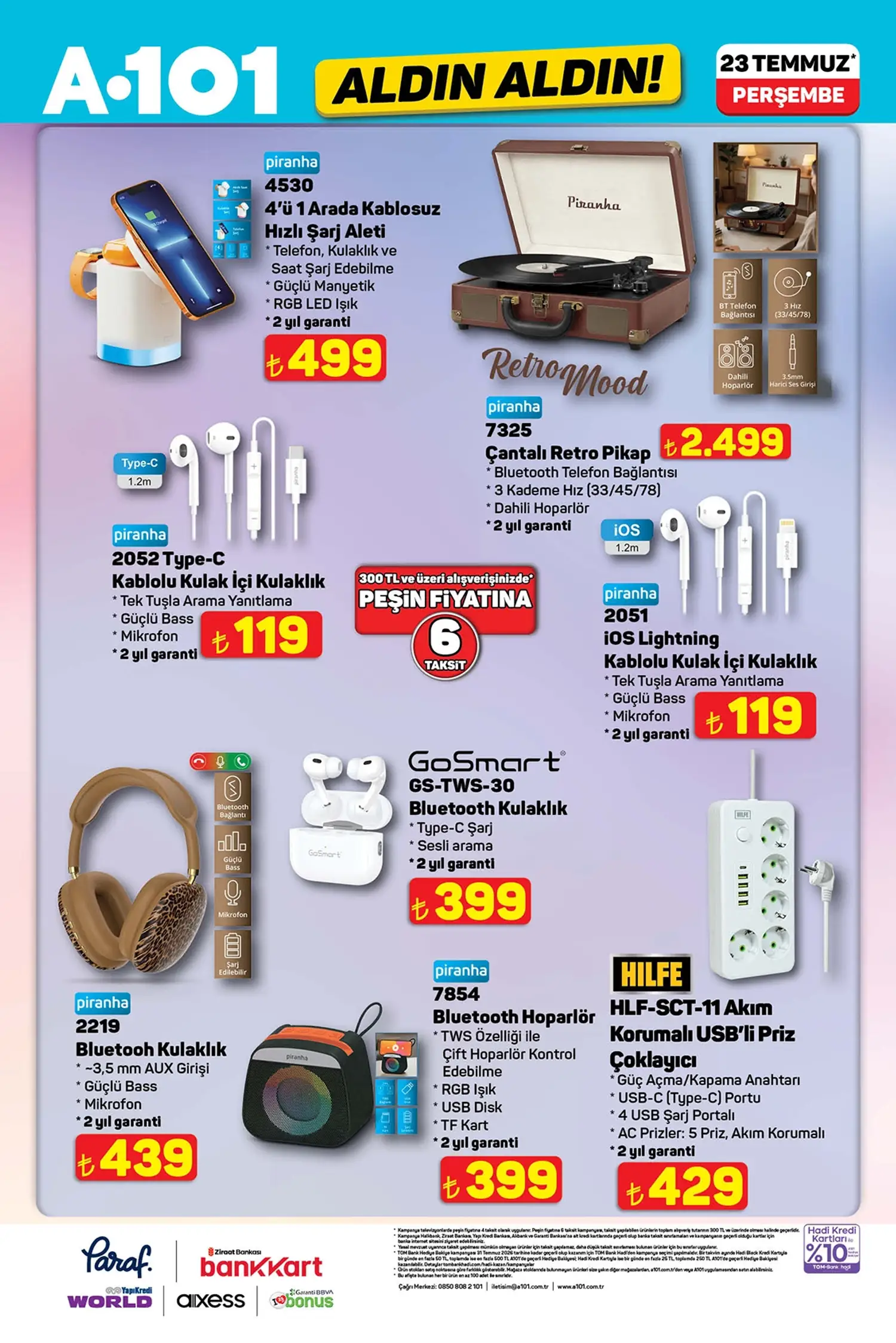 A101 A101 23 Temmuz 2026 Aktüel Ürünler Kataloğu kataloğu